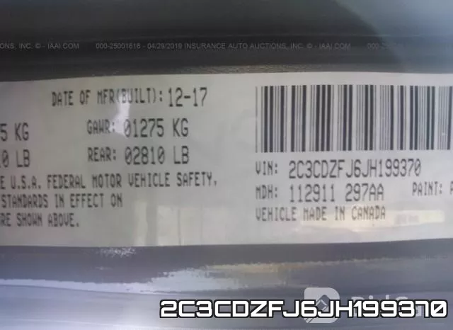 2C3CDZFJ6JH199370 фото 10