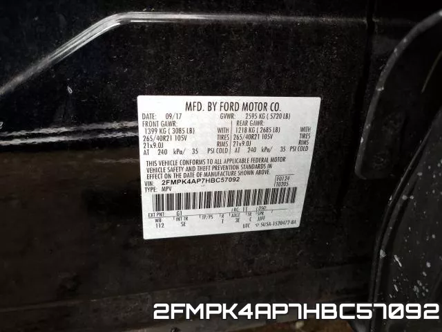 2FMPK4AP7HBC57092 фото 2