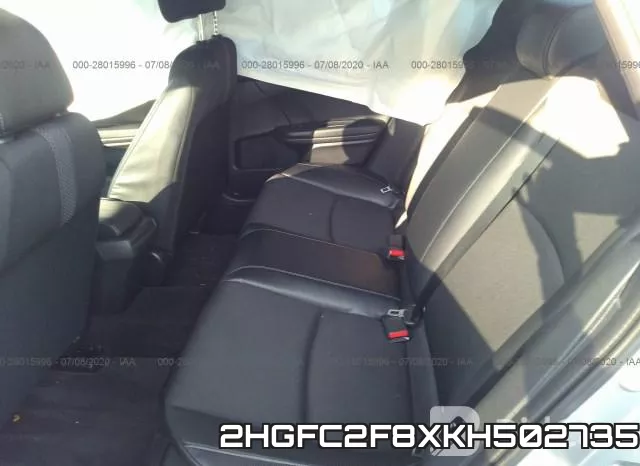 2HGFC2F8XKH502735 фото 9