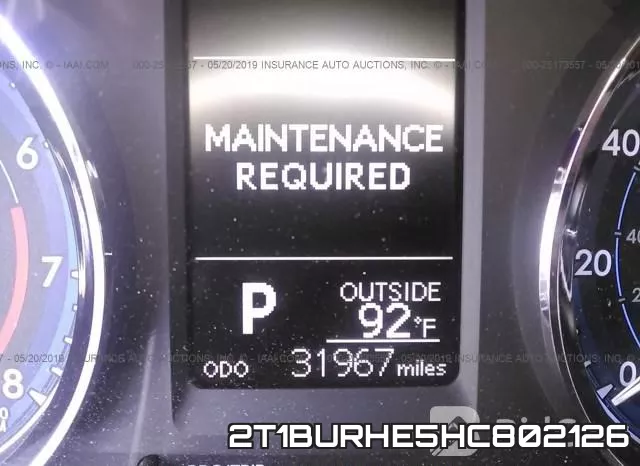 2T1BURHE5HC802126 фото 8