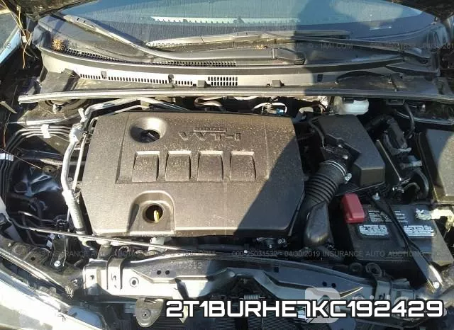 2T1BURHE7KC192429 фото 2