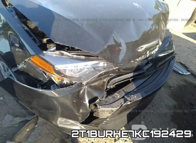 2T1BURHE7KC192429 фото 7