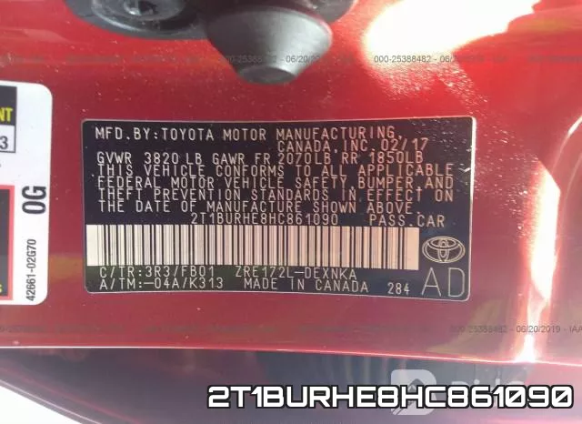 2T1BURHE8HC861090 фото 10