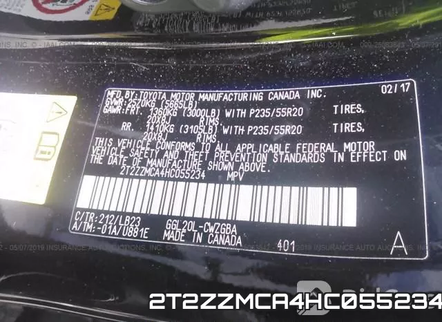 2T2ZZMCA4HC055234 фото 10