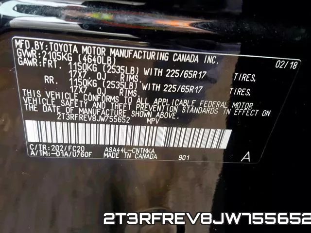 2T3RFREV8JW755652 фото 2
