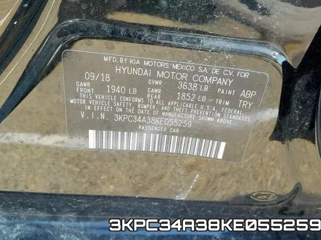 3KPC34A38KE055259 фото 2