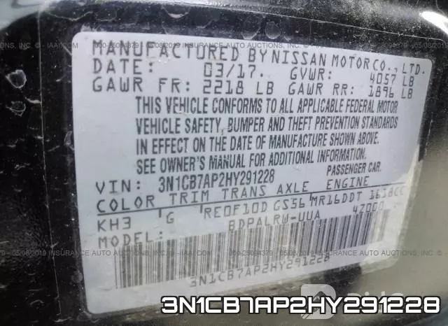 3N1CB7AP2HY291228 фото 10