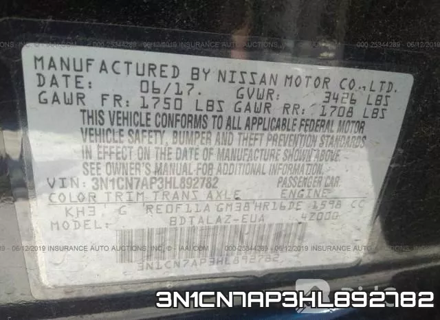 3N1CN7AP3HL892782 фото 10