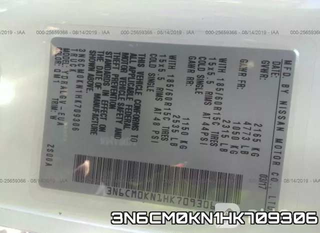 3N6CM0KN1HK709306 фото 10