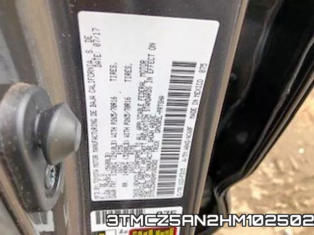 3TMCZ5AN2HM102502 фото 2