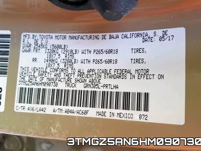 3TMGZ5AN6HM090730 фото 2