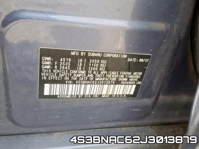 4S3BNAC62J3013879 фото 2