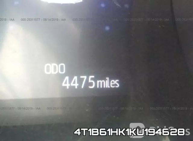 4T1B61HK1KU194628 фото 8