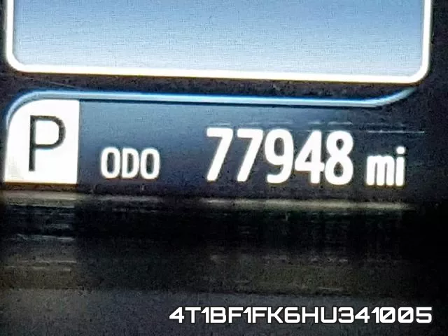 4T1BF1FK6HU341005 фото 9
