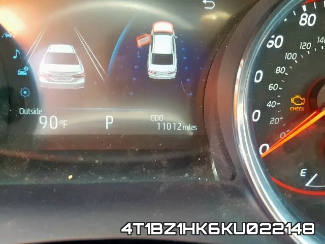 4T1BZ1HK6KU022148 фото 9