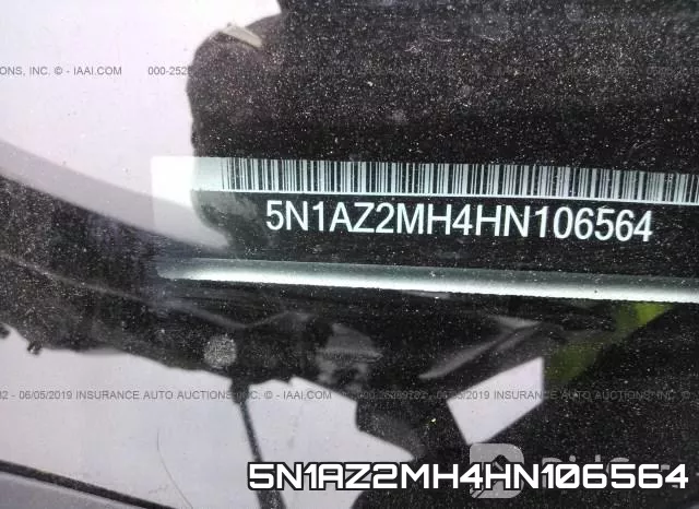 5N1AZ2MH4HN106564 фото 10