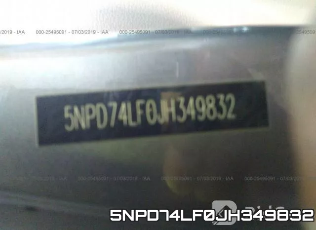 5NPD74LF0JH349832 фото 10