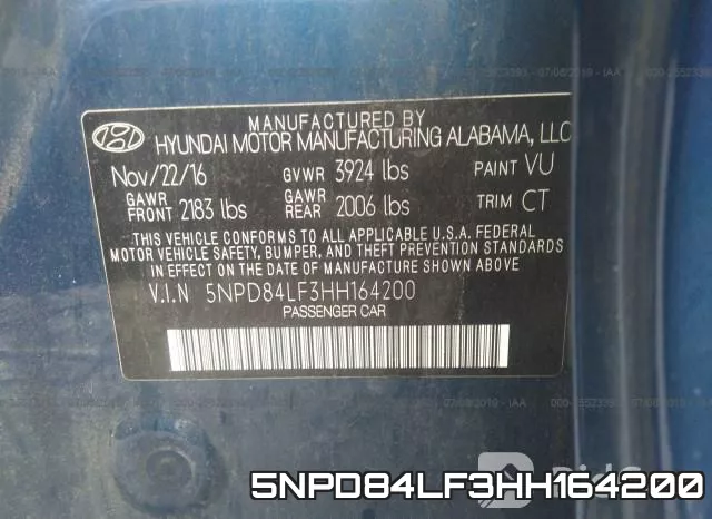 5NPD84LF3HH164200 фото 10