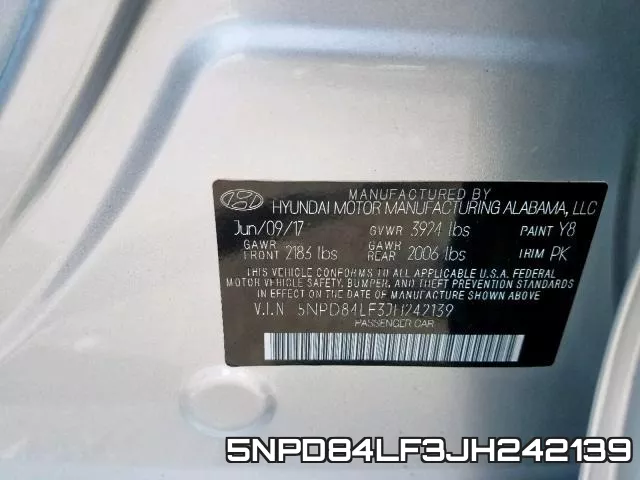 5NPD84LF3JH242139 фото 2