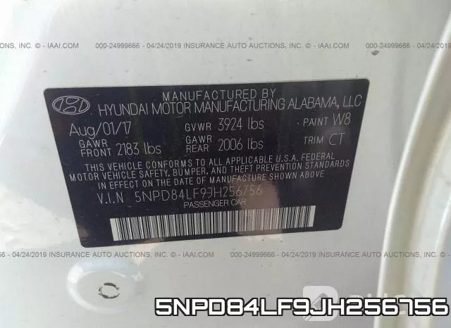 5NPD84LF9JH256756 фото 10