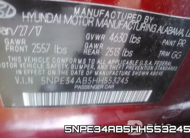 5NPE34AB5HH553245 фото 10