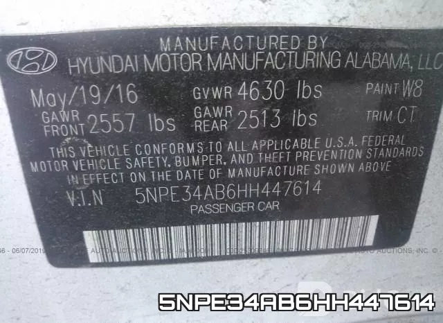 5NPE34AB6HH447614 фото 10