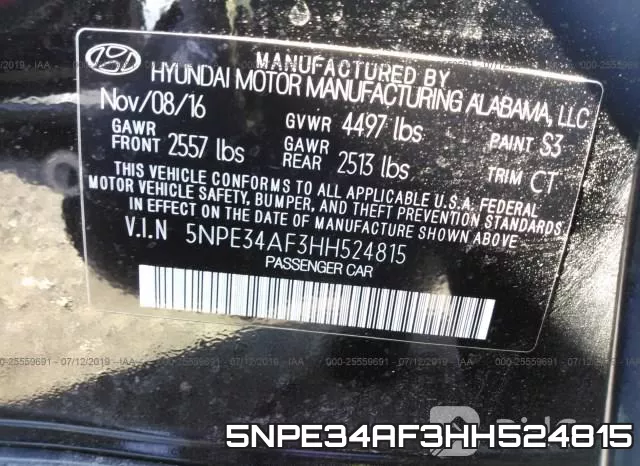 5NPE34AF3HH524815 фото 10