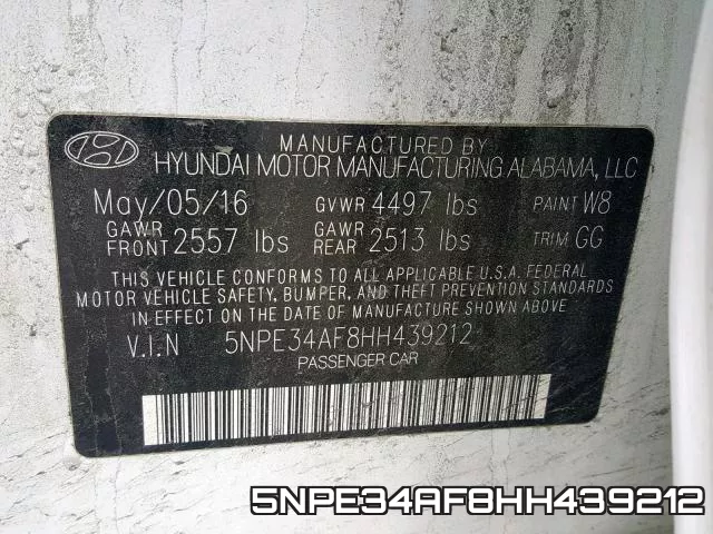 5NPE34AF8HH439212 фото 2