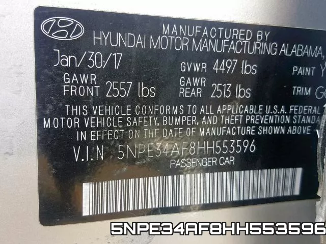 5NPE34AF8HH553596 фото 2
