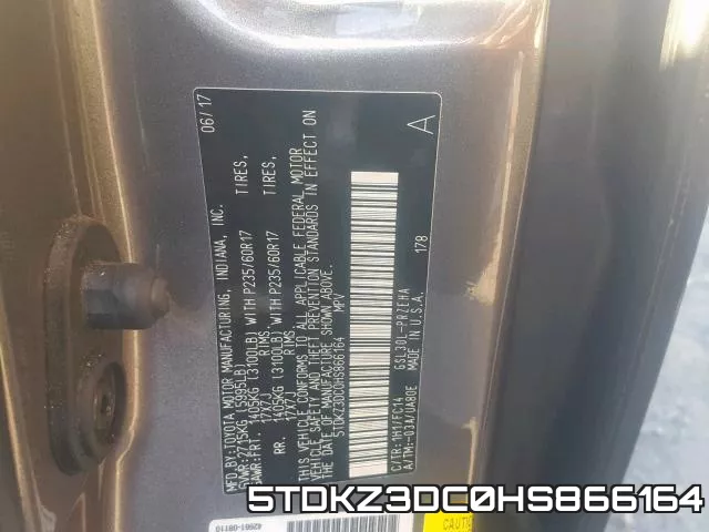 5TDKZ3DC0HS866164 фото 2