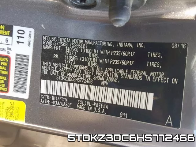 5TDKZ3DC6HS772466 фото 2