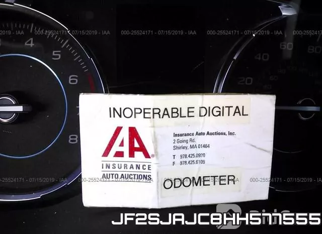 JF2SJAJC8HH577555 фото 8