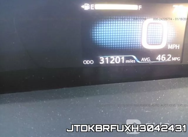 JTDKBRFUXH3042431 фото 8