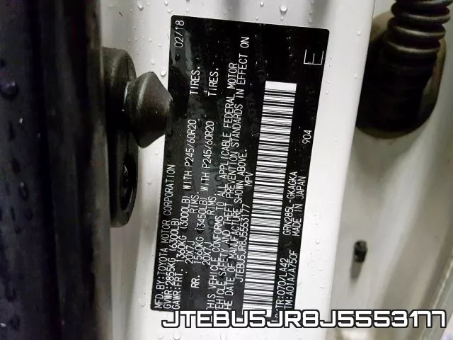 JTEBU5JR8J5553177 фото 2