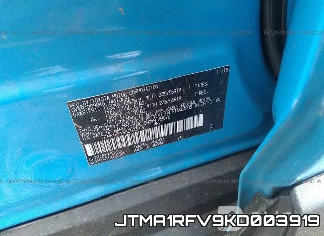 JTMA1RFV9KD003919 фото 10