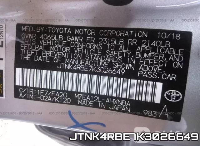 JTNK4RBE7K3026649 фото 10