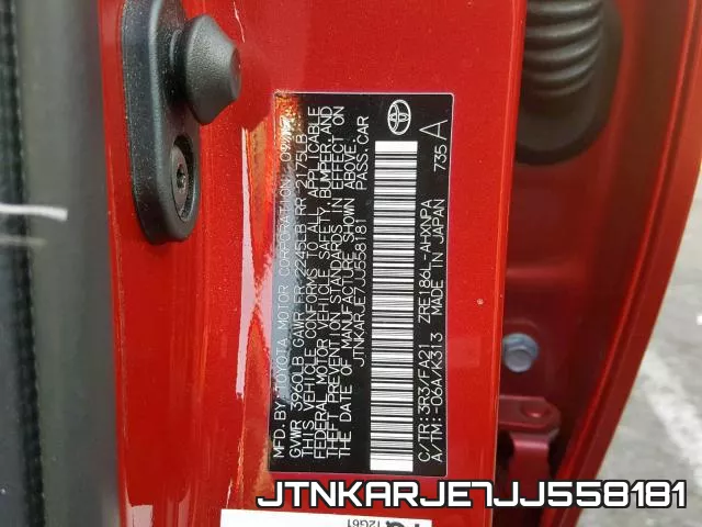 JTNKARJE7JJ558181 фото 2