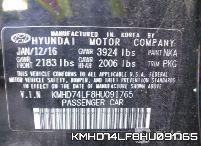 KMHD74LF8HU091765 фото 10