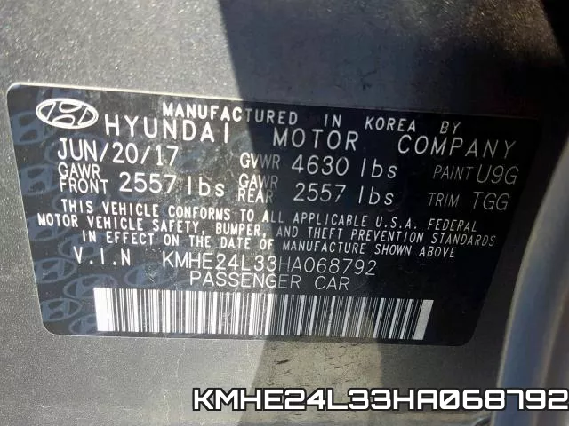 KMHE24L33HA068792 фото 2