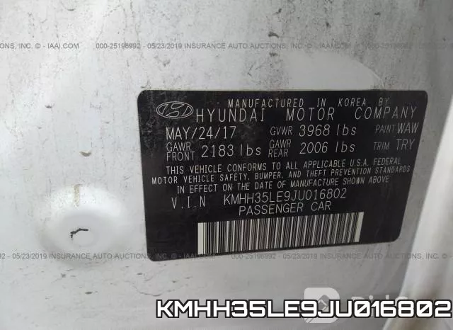 KMHH35LE9JU016802 фото 10