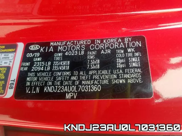 KNDJ23AU0L7031360 фото 2