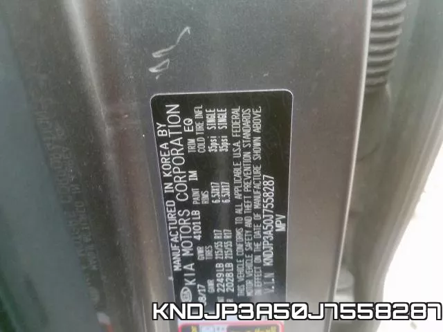 KNDJP3A50J7558287 фото 2