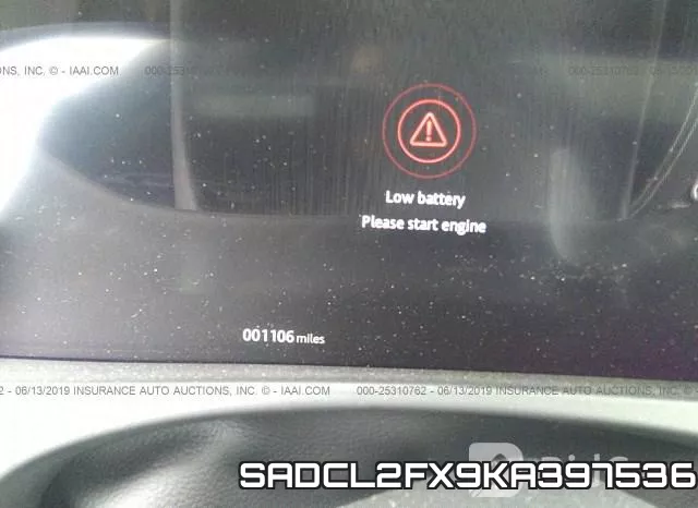 SADCL2FX9KA397536 фото 8