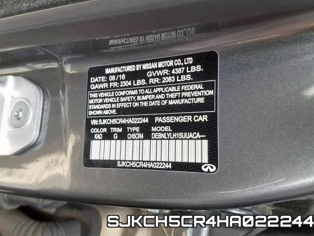 SJKCH5CR4HA022244 фото 2