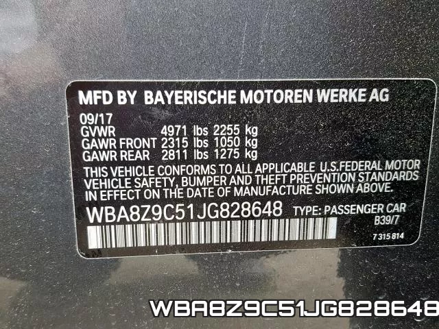 WBA8Z9C51JG828648 фото 2