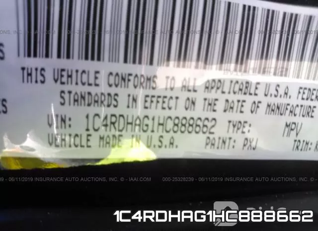 1C4RDHAG1HC888662 фото 10