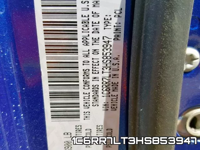 1C6RR7LT3HS853947 фото 2