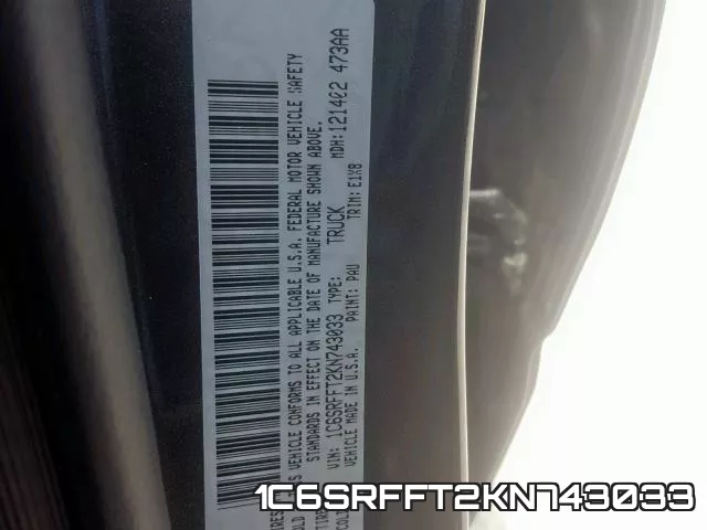 1C6SRFFT2KN743033 фото 2