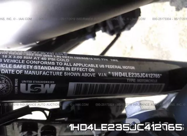 1HD4LE235JC412765 фото 2