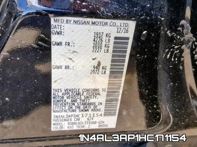 1N4AL3AP1HC171154 фото 2